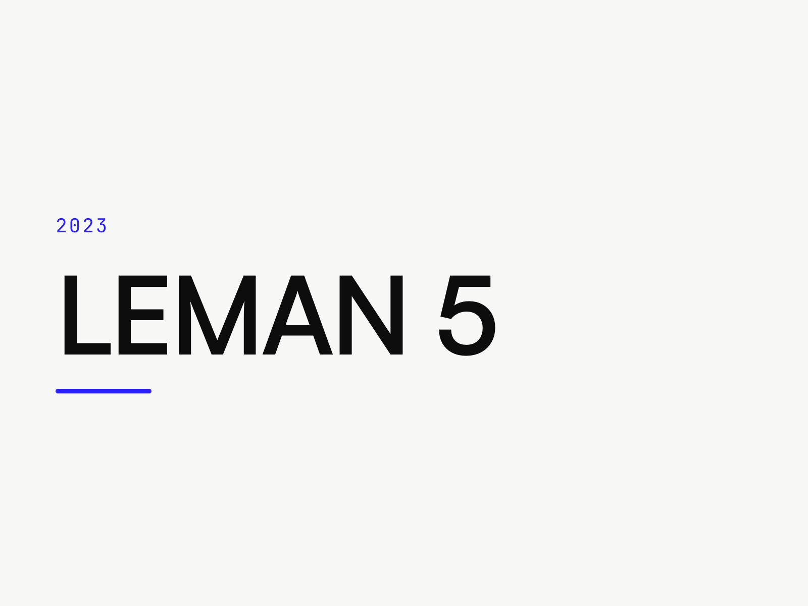 LEMAN 5, Leman 5